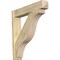 Ekena Millwork Funston Craftsman Rough Sawn Outlooker, Douglas Fir, 8"W x 42"D x 42"H OUT08X42X42FST04RDF - alternate 1